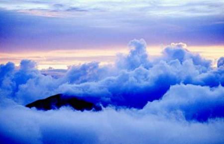 Dans les nuages...